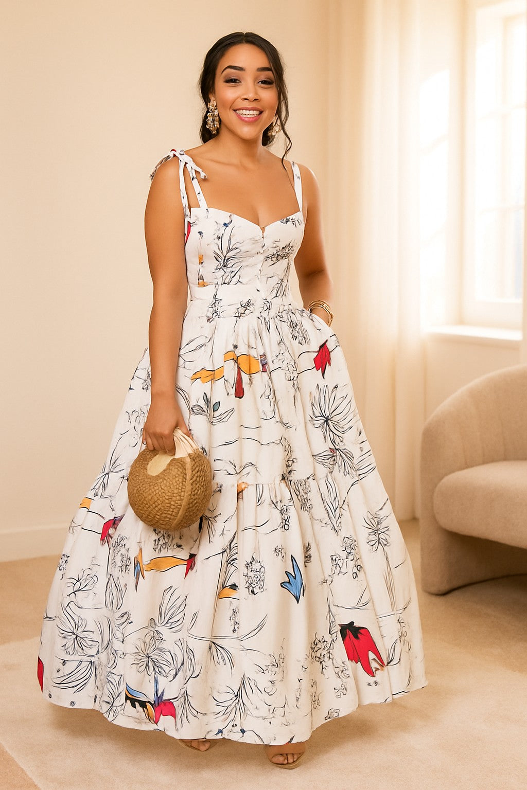 Casual Maxi Dress for Summer Events and Travel