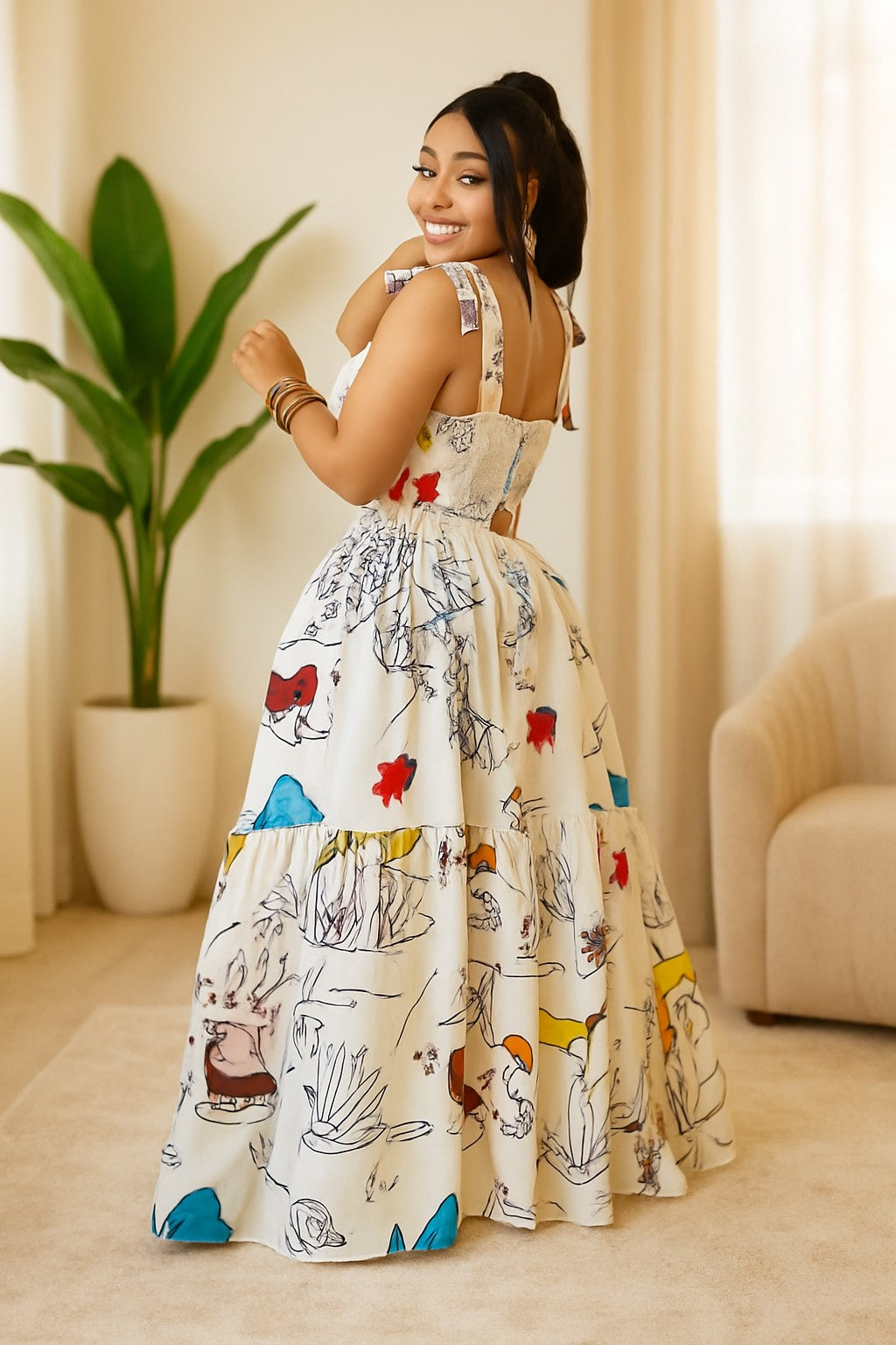 Casual Maxi Dress for Summer Events and Travel