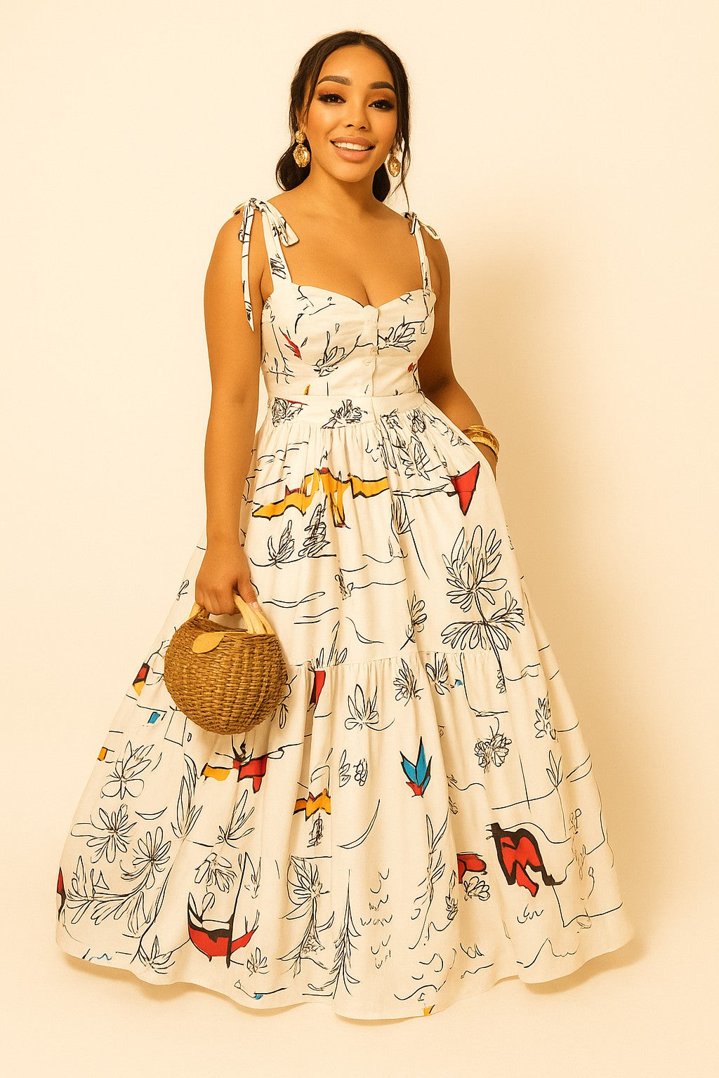 Casual Maxi Dress for Summer Events and Travel