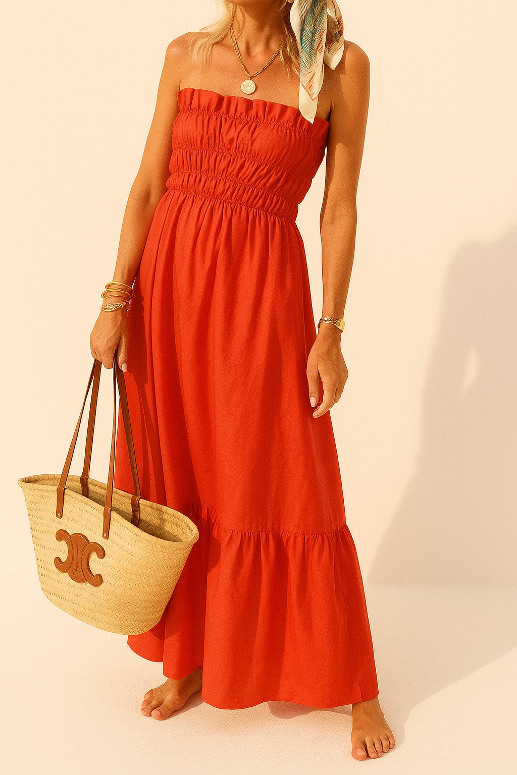 Beach Attire Dress: Flattering Maxi Style
