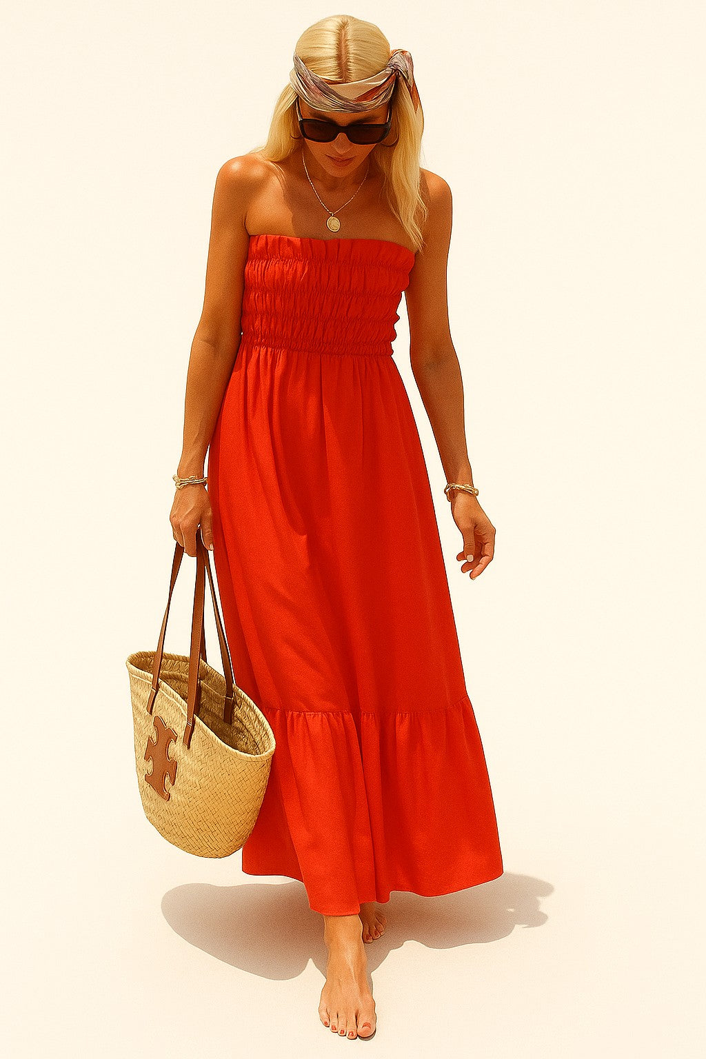 Beach Attire Dress: Flattering Maxi Style