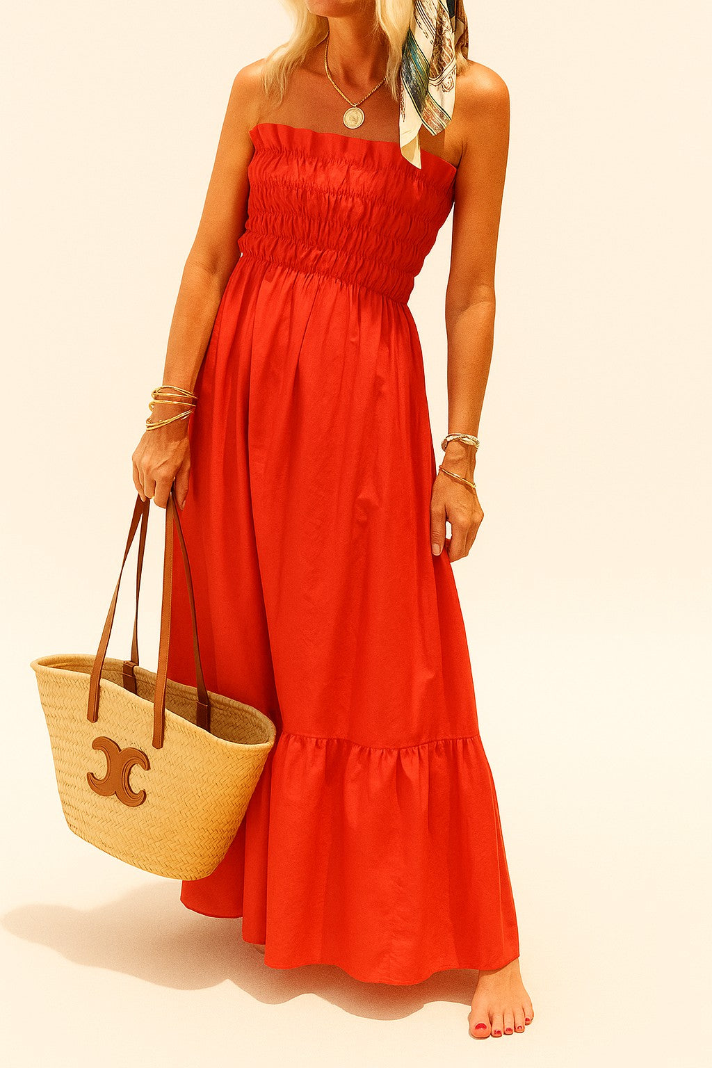 Beach Attire Dress: Flattering Maxi Style