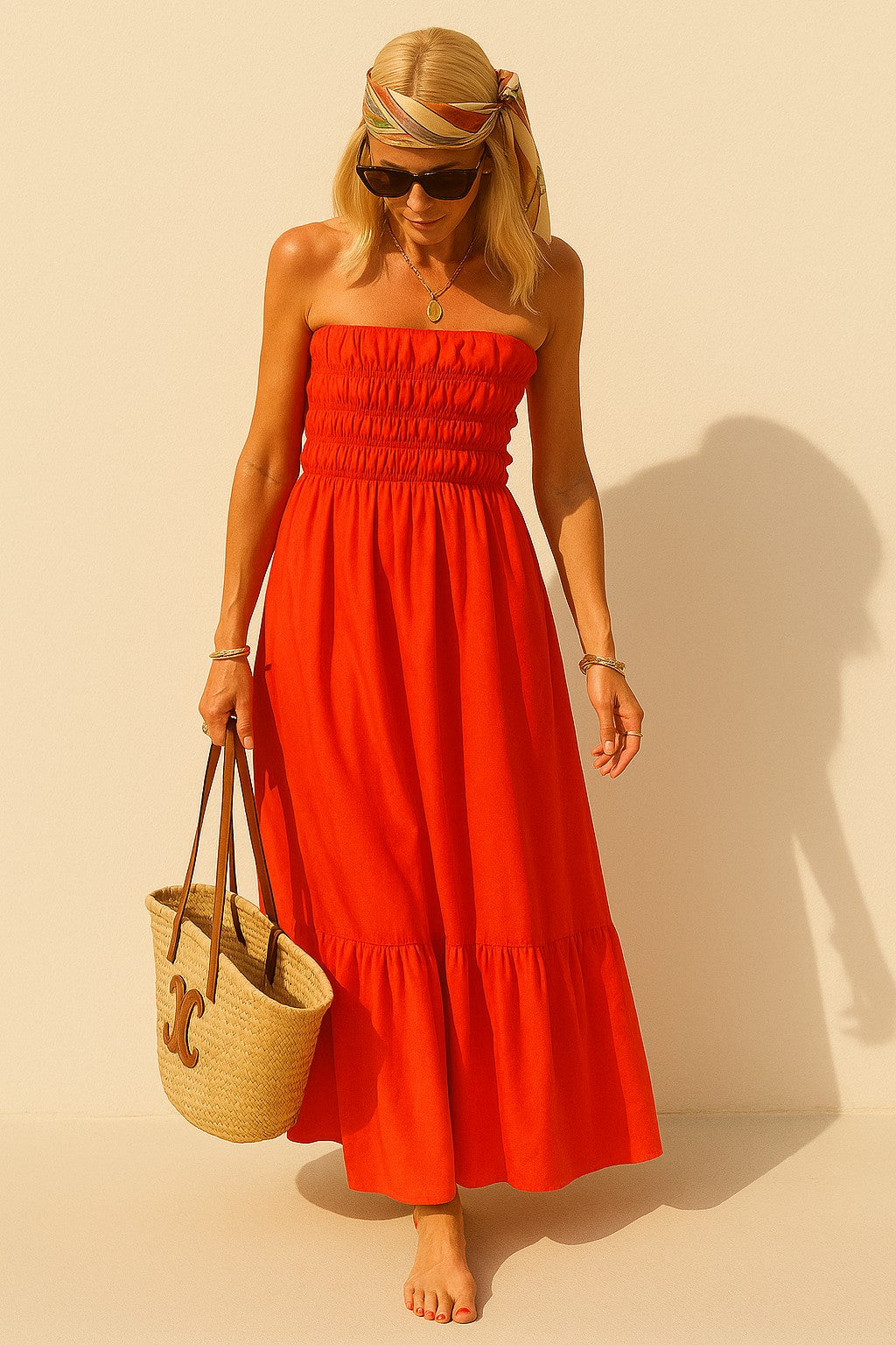 Beach Attire Dress: Flattering Maxi Style