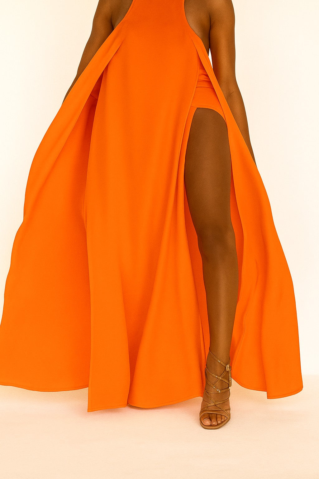 Fashionable High Slit Dress for Women