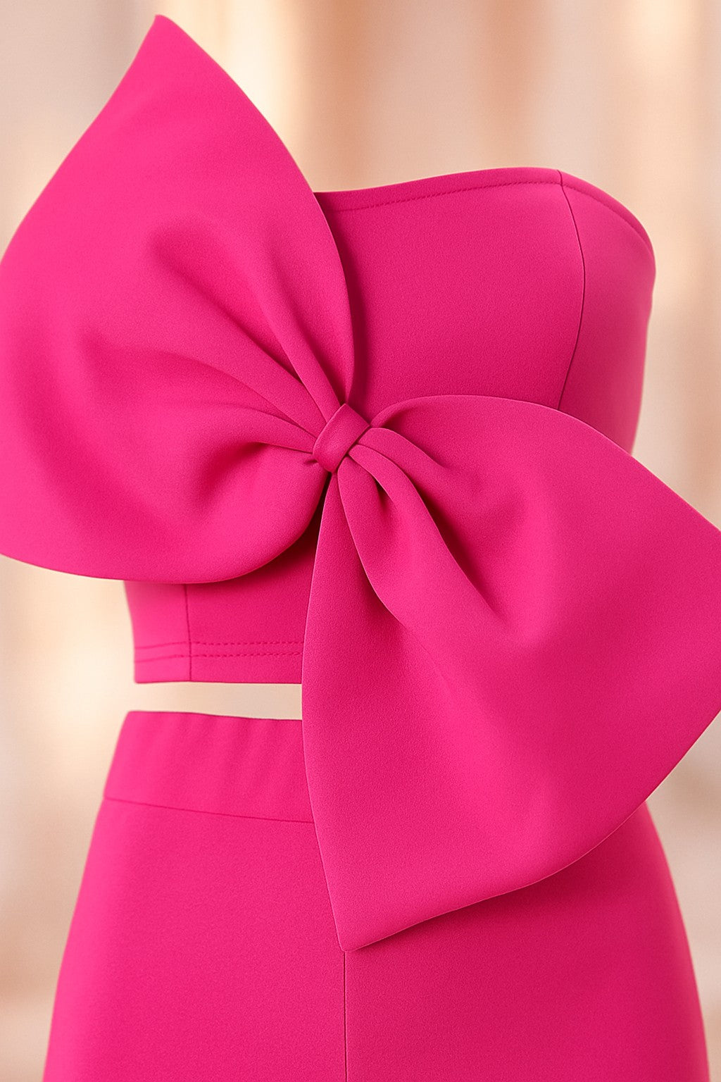 Bow Bow One Shoulder Top, Statement Chic Shirt