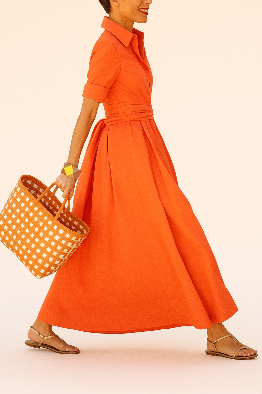 Summer Dress: Short Sleeve Elegance