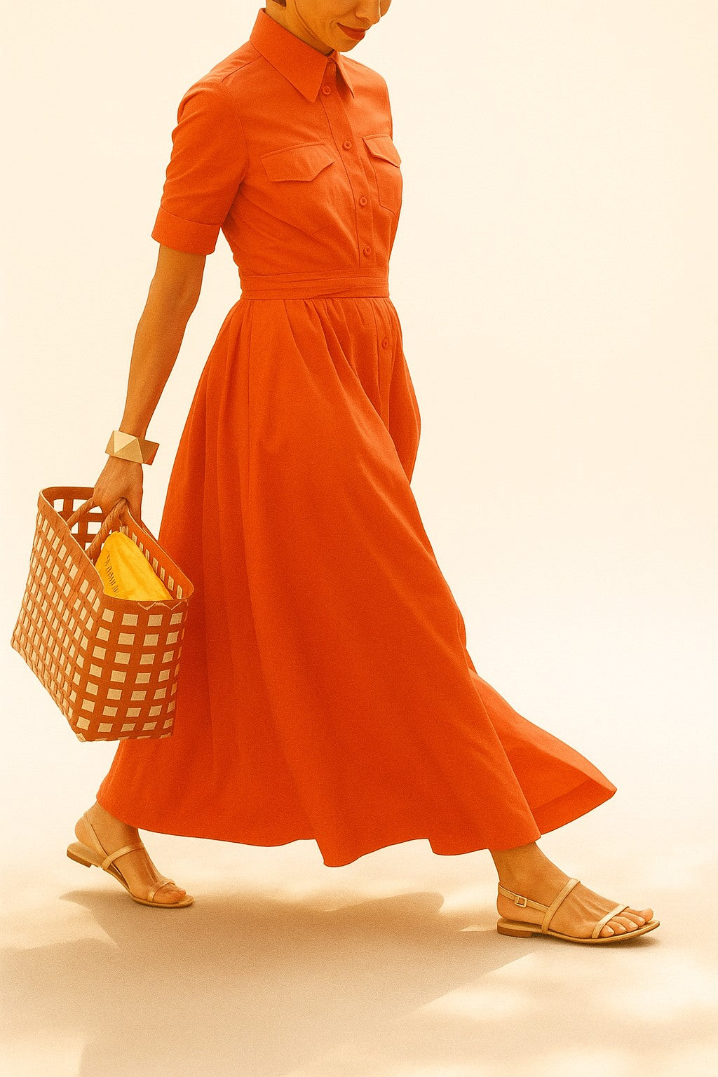 Summer Dress: Short Sleeve Elegance