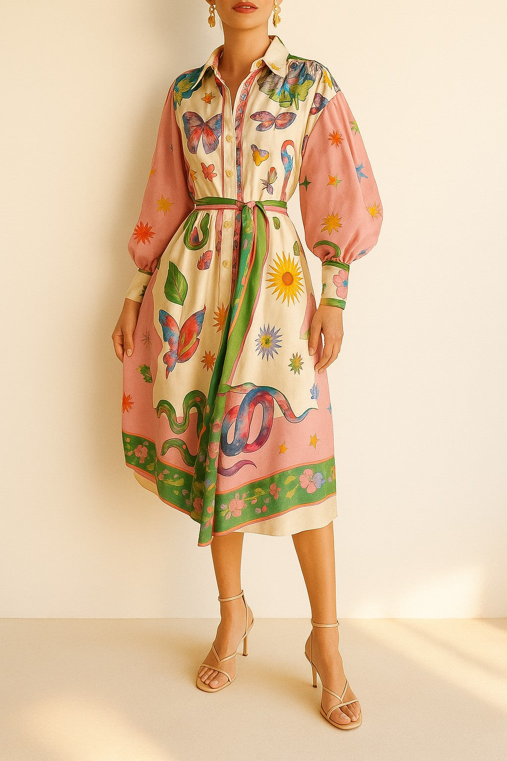 Colorful Bohemian Maxi Dress for Women