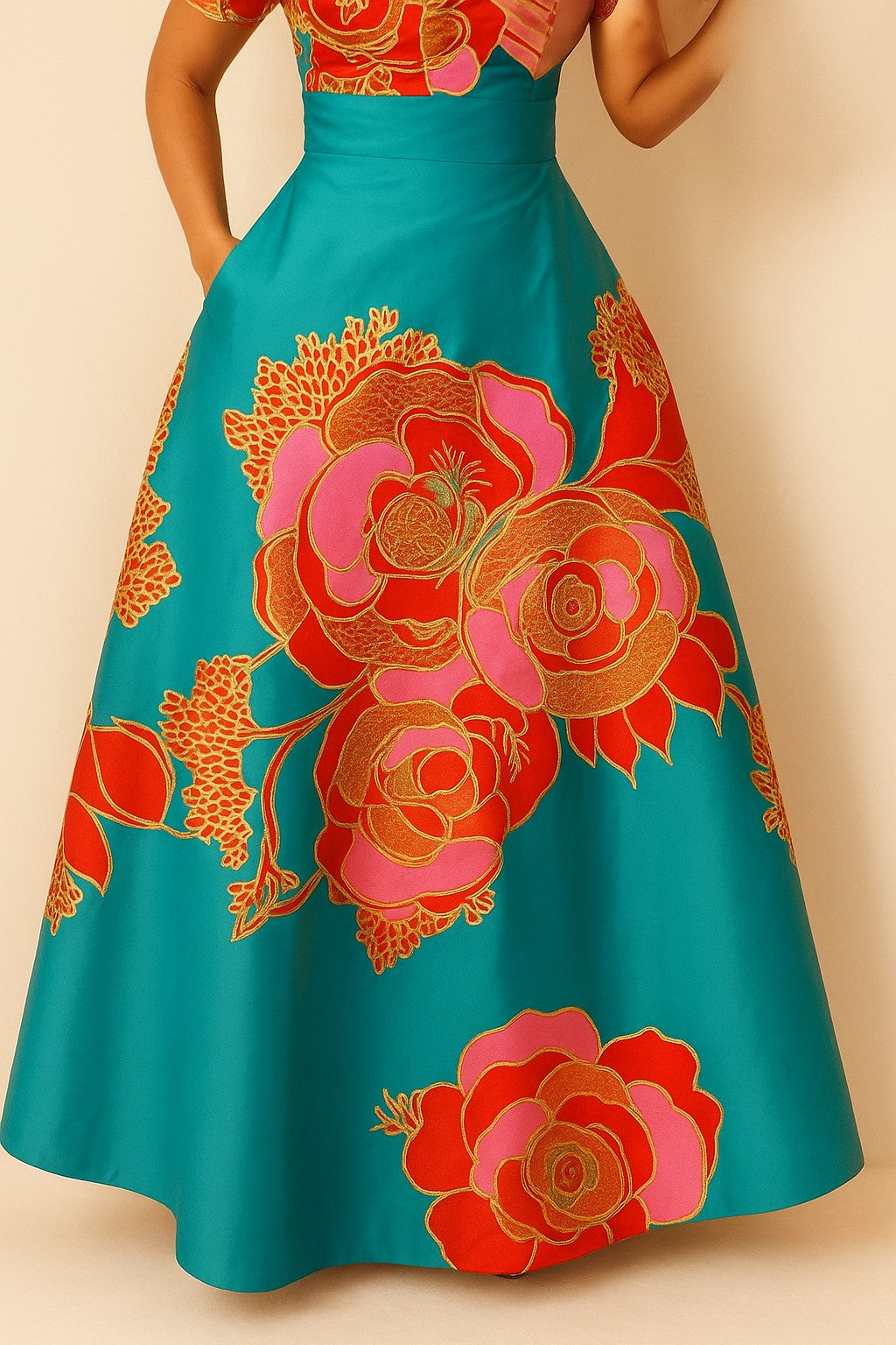 Bohemian Floral Summer Dress for Women