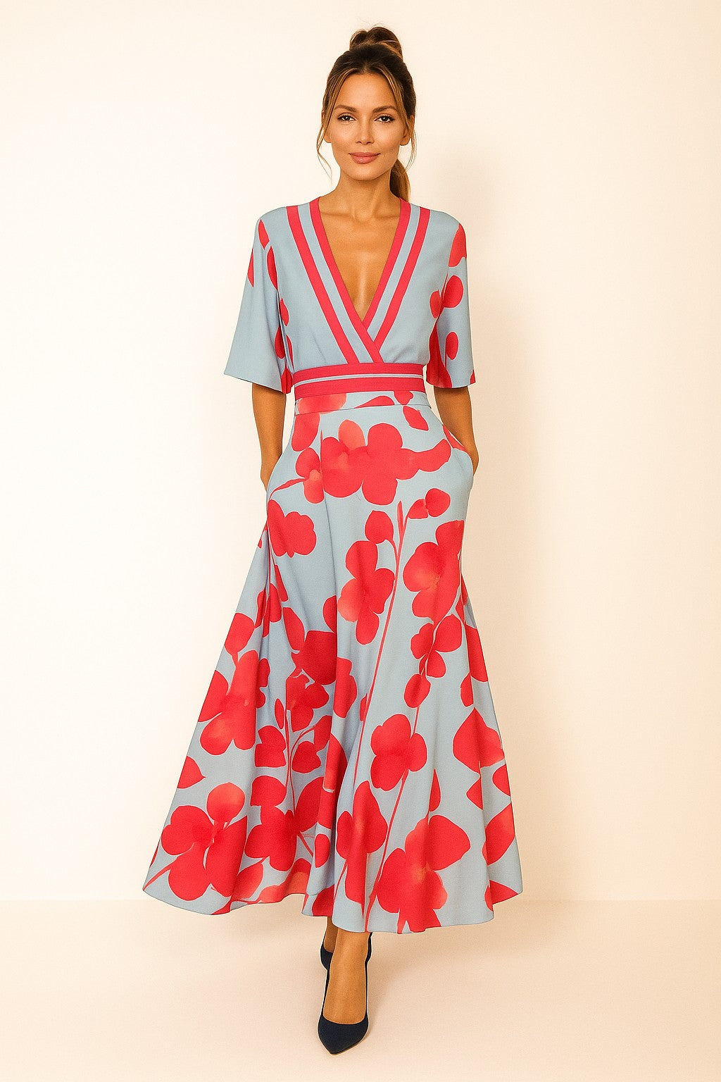 Elegant Floral Outfit for Special Occasions