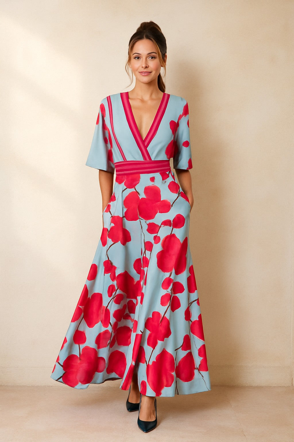 Elegant Floral Outfit for Special Occasions