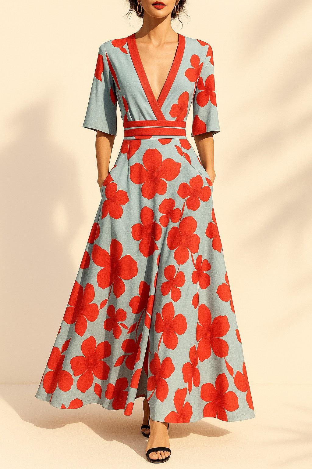 Elegant Floral Outfit for Special Occasions