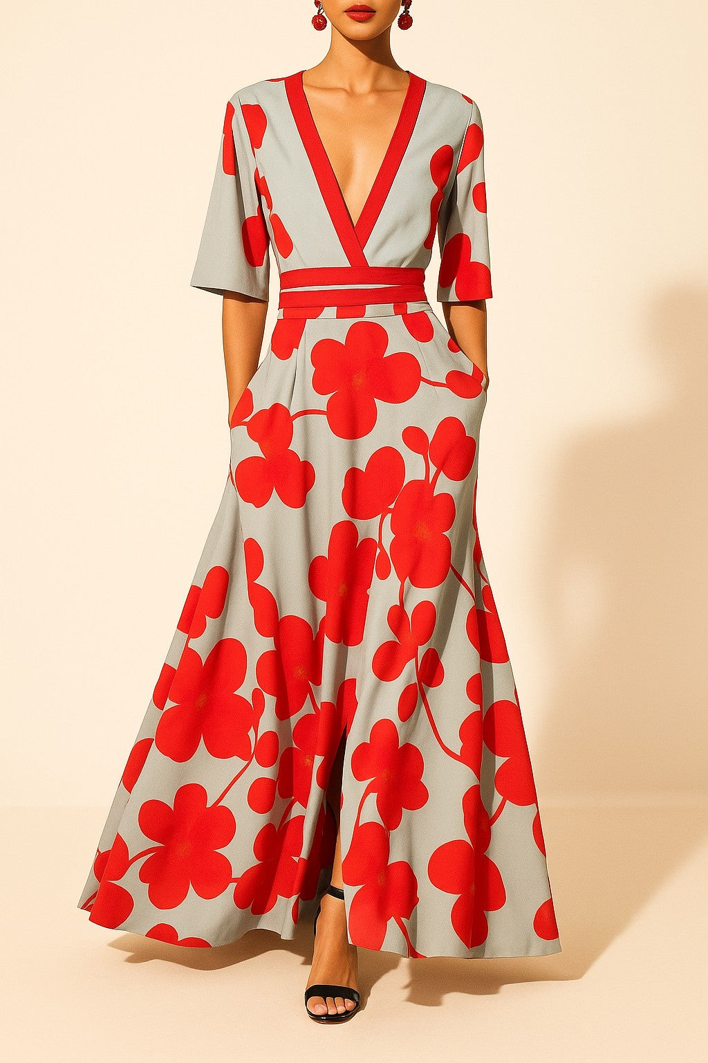 Elegant Floral Outfit for Special Occasions