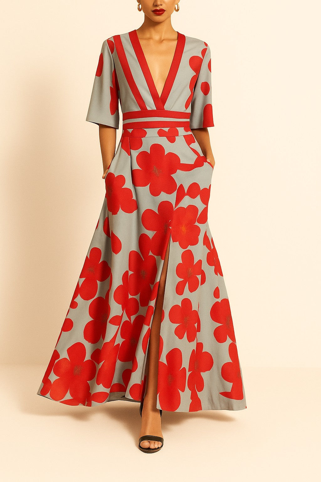 Elegant Floral Outfit for Special Occasions