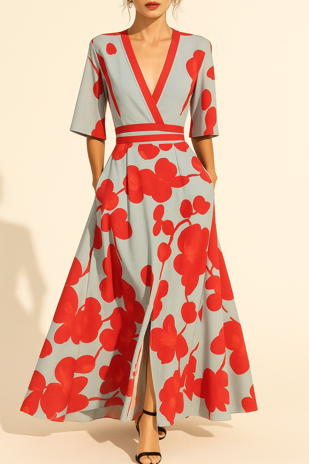 Elegant Floral Outfit for Special Occasions