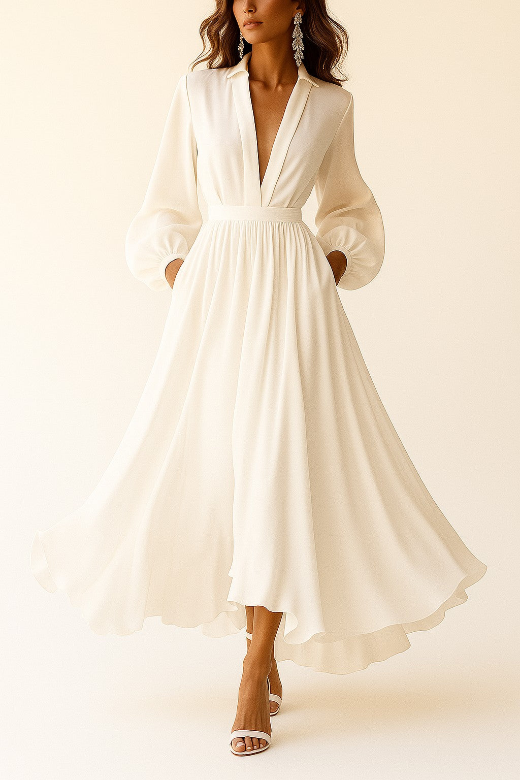 Classic White Maxi Dress for Timeless Style