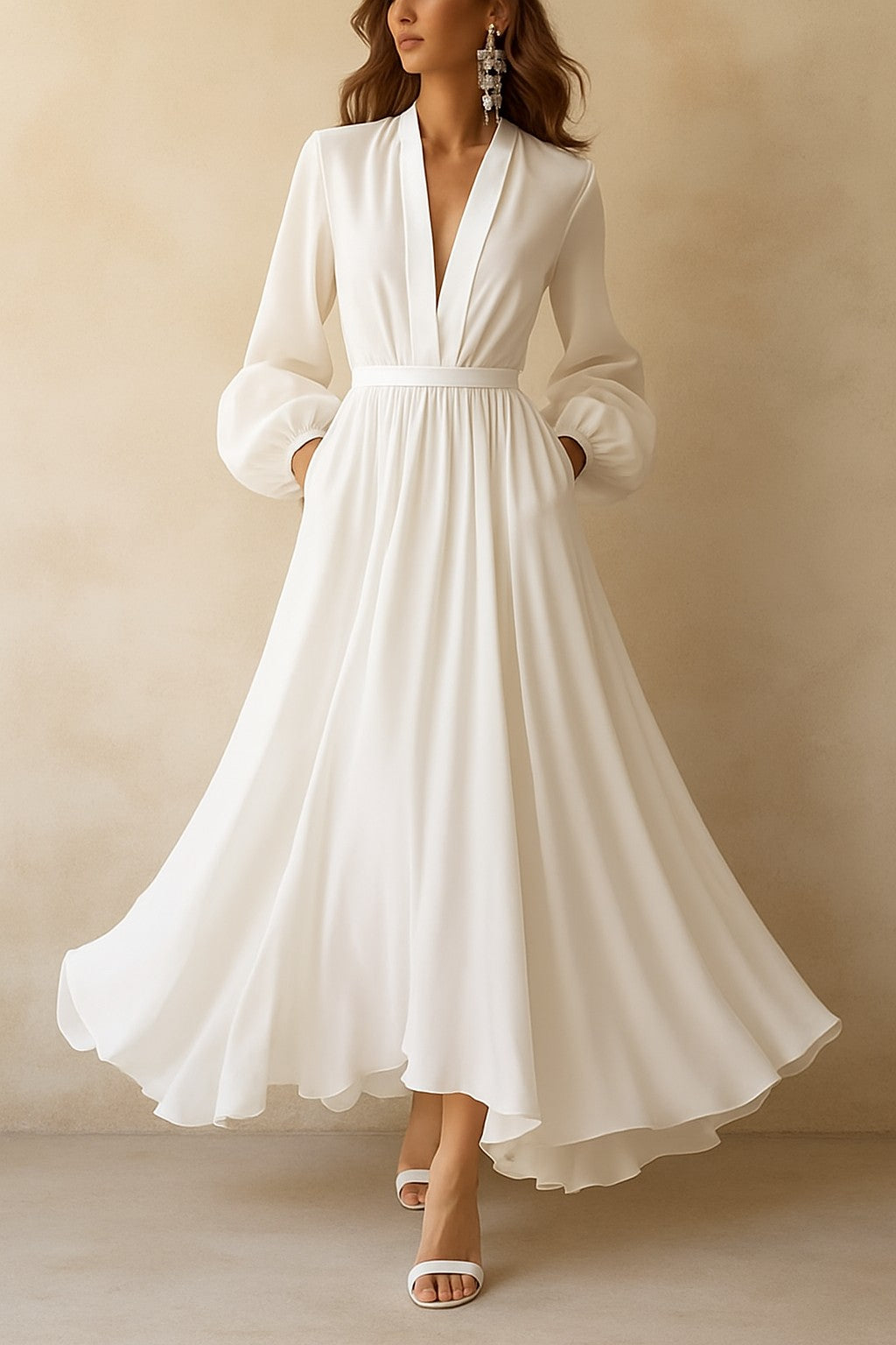 Classic White Maxi Dress for Timeless Style