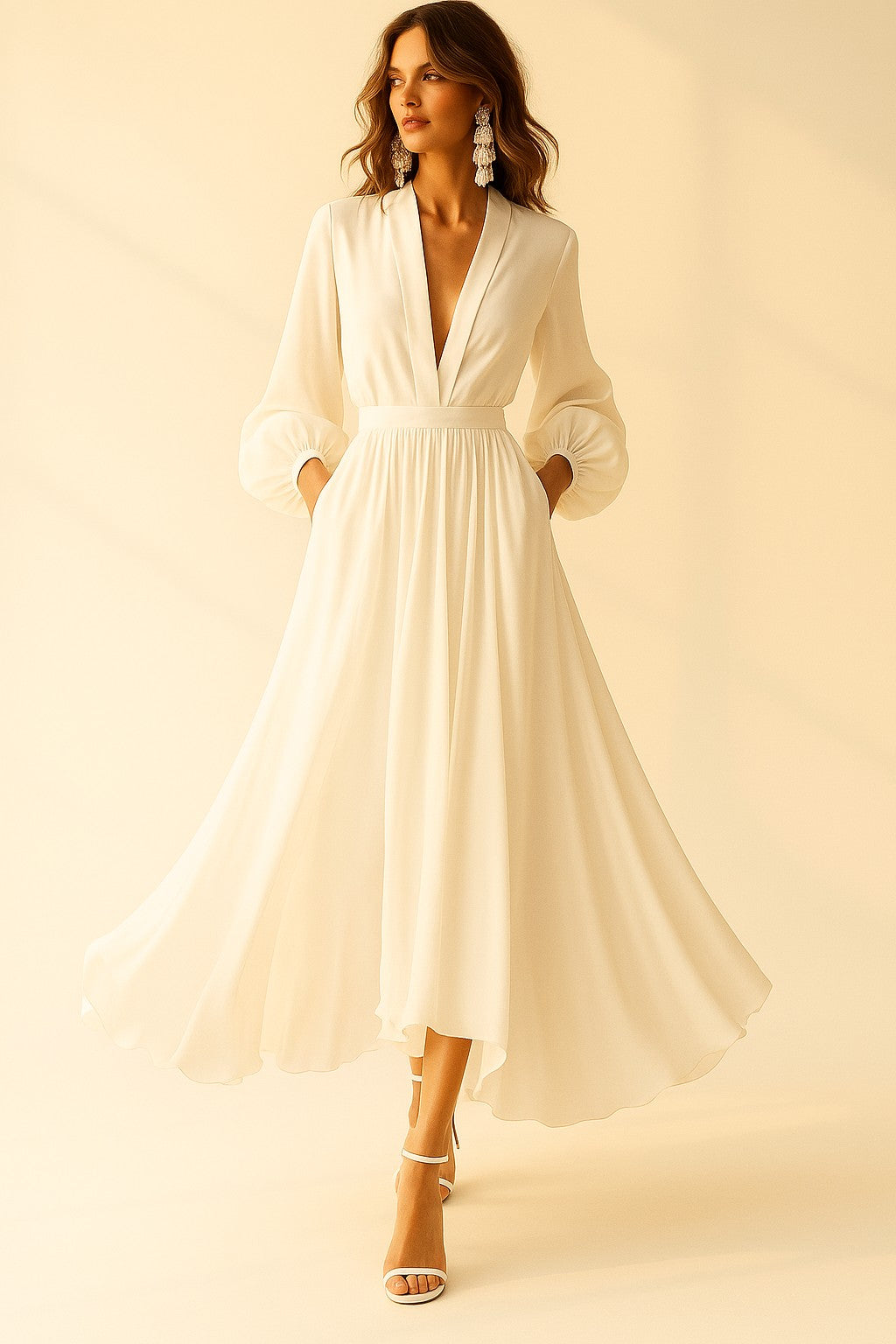 Classic White Maxi Dress for Timeless Style