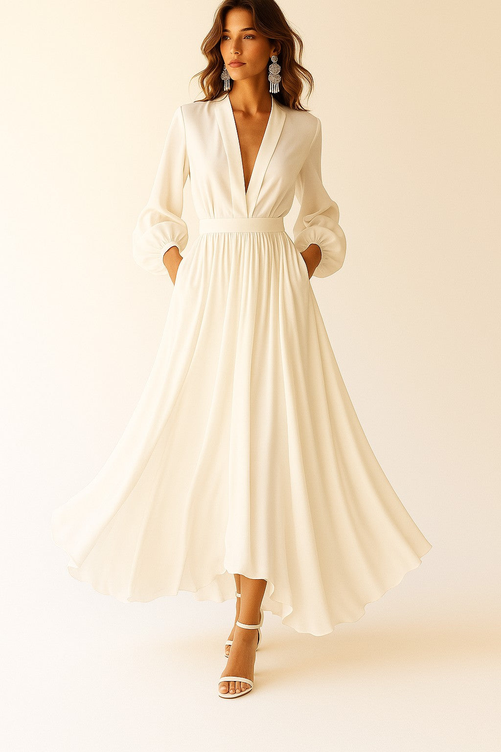 Classic White Maxi Dress for Timeless Style