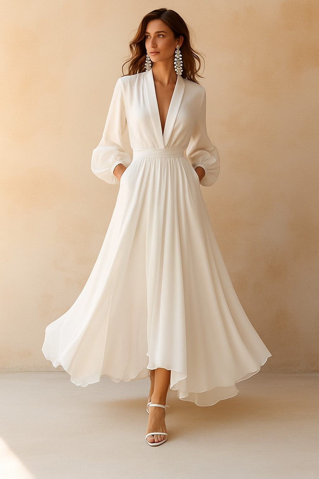 Classic White Maxi Dress for Timeless Style