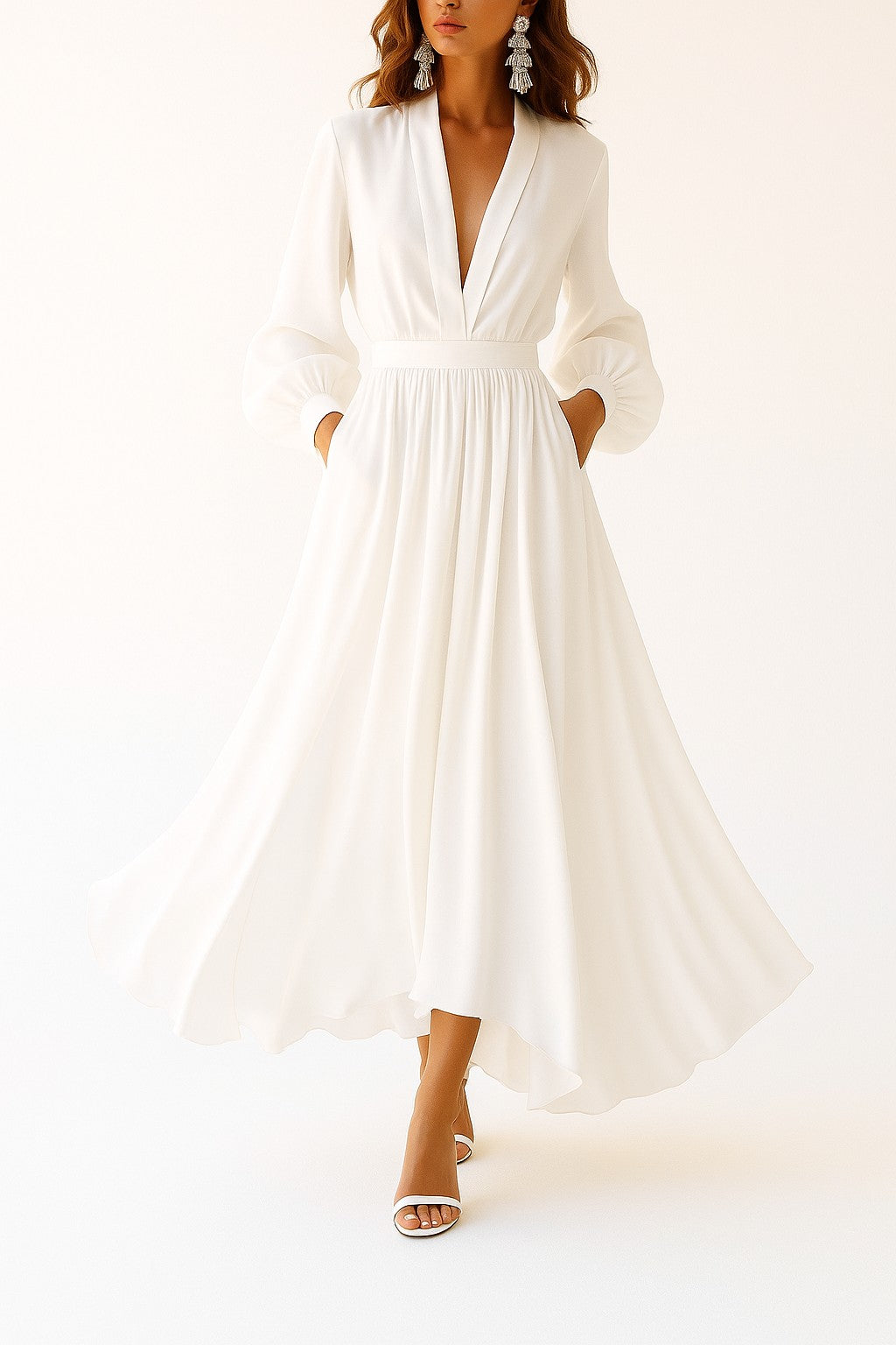 Classic White Maxi Dress for Timeless Style