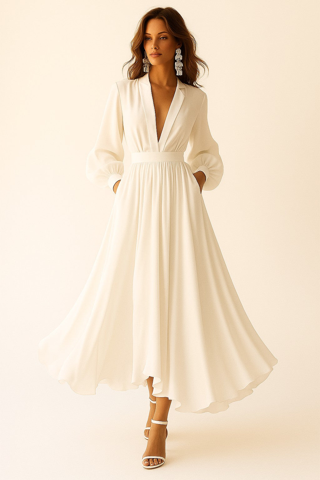 Classic White Maxi Dress for Timeless Style