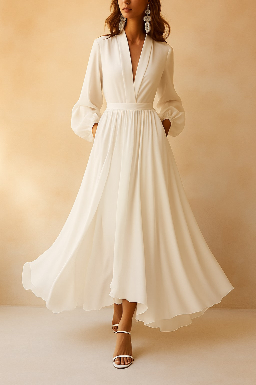 Classic White Maxi Dress for Timeless Style