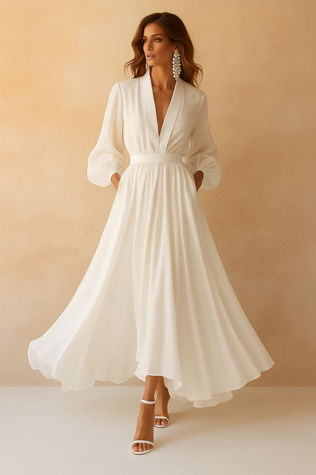 Classic White Maxi Dress for Timeless Style