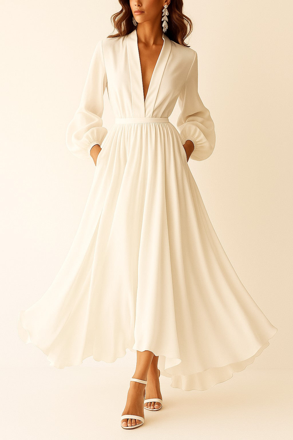 Classic White Maxi Dress for Timeless Style